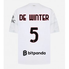 AC Milan Koni De Winter #5 Bortatröja 2026-27 Korta ärmar